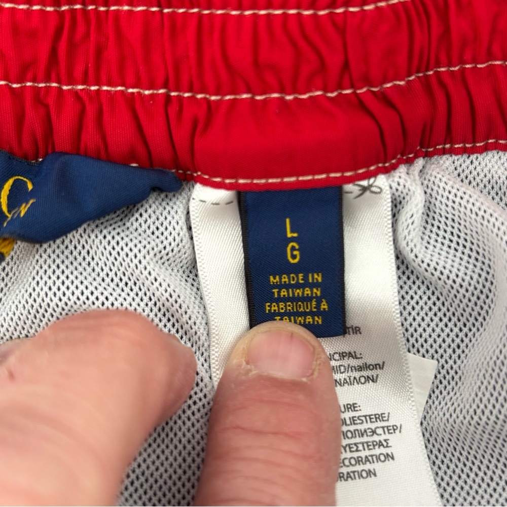 Polo‎ Ralph Lauren Mens Blue Boardshorts Size LG - Picture 11 of 14